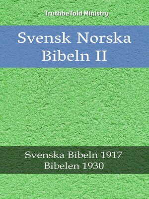 cover image of Svensk Norska Bibeln II